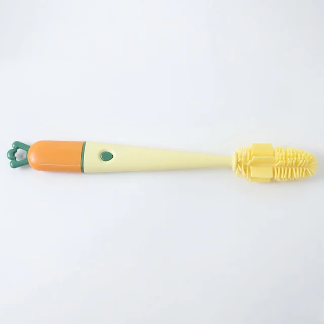3 in 1 Bottle Cleaning Brush – Gentle & Reusable with Silicone Head