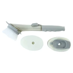 3 In 1 Liquid Soap Dispenser Dish Cleaning Brush for Kitchen Sink (1 Pc)