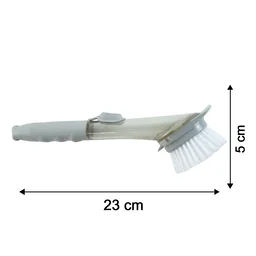 3 In 1 Liquid Soap Dispenser Dish Cleaning Brush for Kitchen Sink (1 Pc)