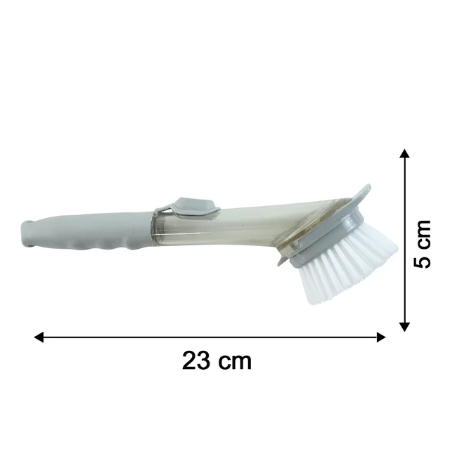 3 In 1 Liquid Soap Dispenser Dish Cleaning Brush for Kitchen Sink (1 Pc)