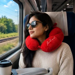 3 in 1 Travel Neck Pillow with Sleep Eye Mask and Ear Plugs (1 Set)