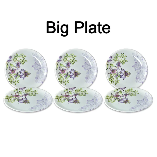 32-Piece Dinner Set – Premium Plastic, Microwave Safe | NG