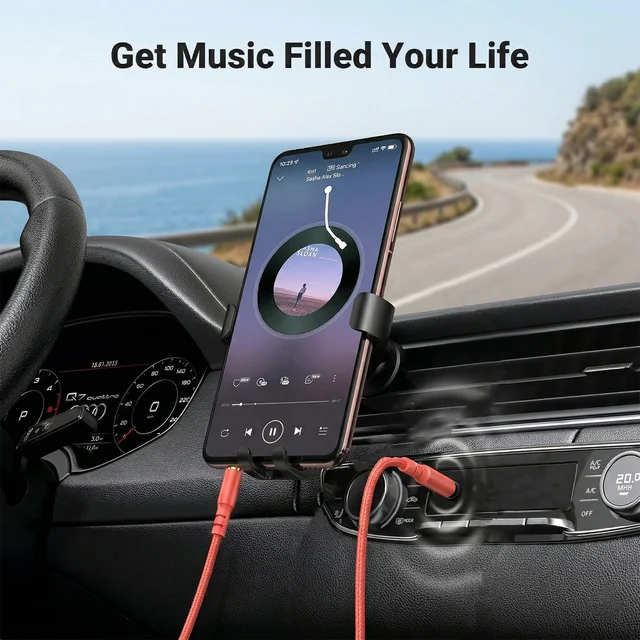 3.5mm AUX Audio Cable – High-Quality Stereo Sound for Devices