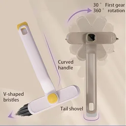 360° Rotating Floor Cleaning Brush – Hard Bristles for Deep Cleaning
