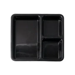 3-Compartment Meal Serving Tray – Durable & Easy-Clean Plate