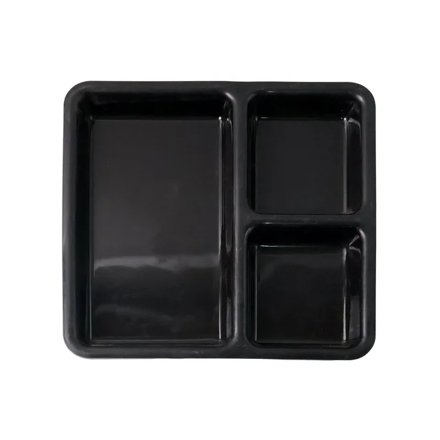 3-Compartment Meal Serving Tray – Durable & Easy-Clean Plate