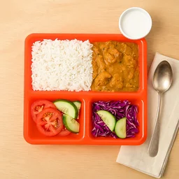 3-Compartment Serving Tray – Mess-Free Meal Organization