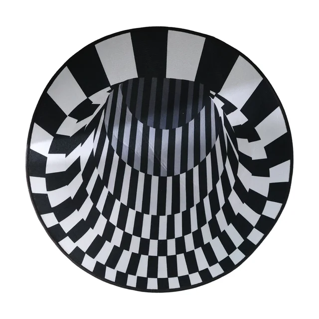 3D Optical Illusion Round Rug – Anti-Skid 60 cm Floor Mat