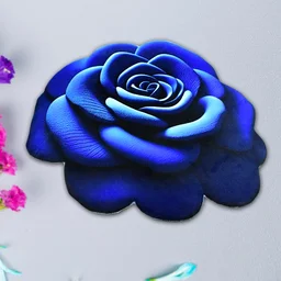 3D Rose Floor Mat – Luxury Anti-Slip Velvet Rug