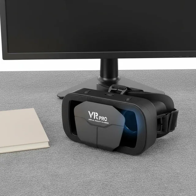 3D VR Box Headset – Adjustable Lenses for Comfortable VR Experience