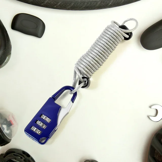 3-Digit Combination Anti-Theft Padlock – Keyless Security & Built-In Wire