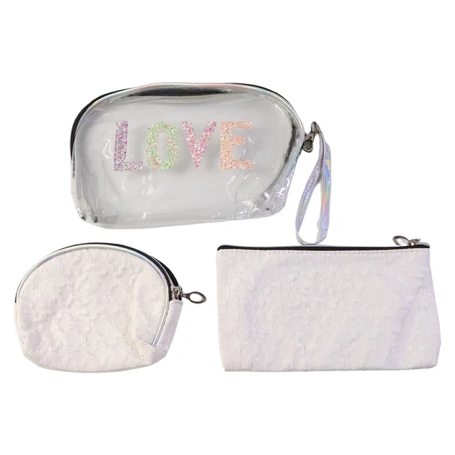 3-in-1 Makeup Bag Set – Compact & Stylish Travel Organizer
