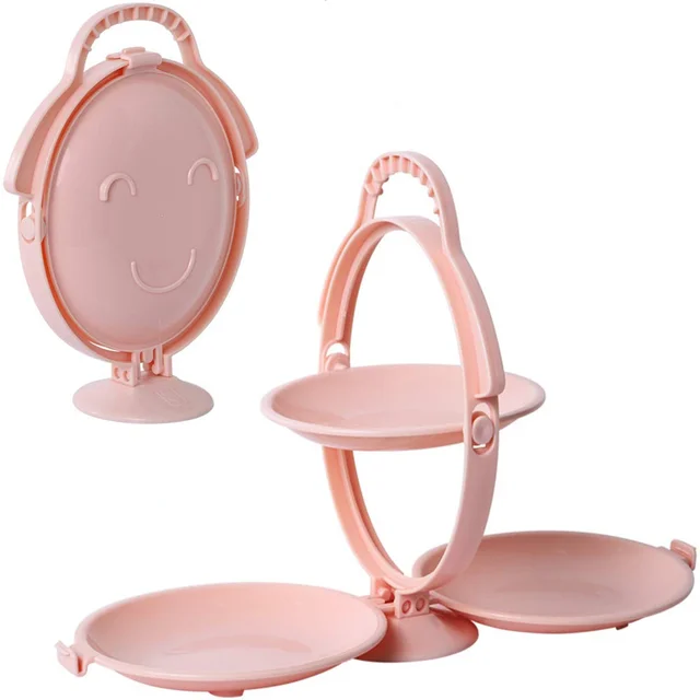 3-Layer Foldable Snack Serving Stand – Portable & Space-Saving