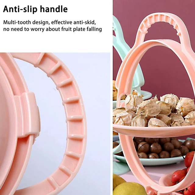 3-Layer Foldable Snack Serving Stand – Portable & Space-Saving