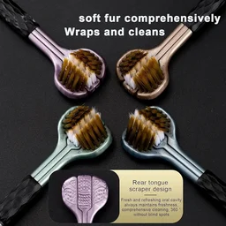 3-Sided Toothbrush – Soft Bristle Set for Complete Oral Care | BrushedUp