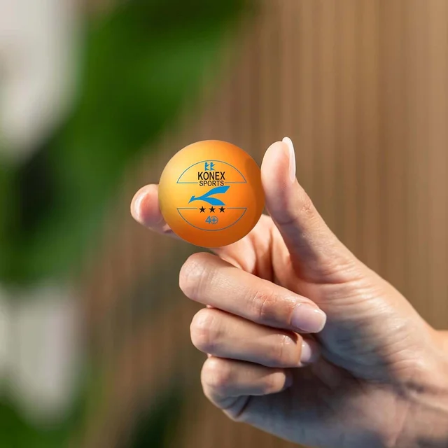 3-Star Table Tennis Balls – Durable High Bounce Pack of 6