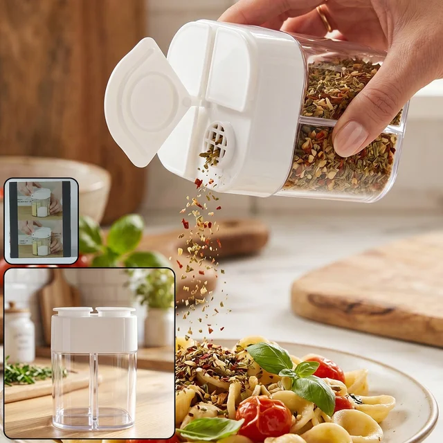4 Compartment Kitchen Storage Container – Space-Saving Organizer