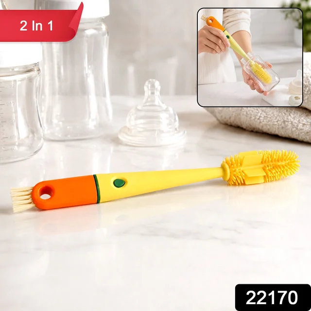 4 in 1 Silicone Bottle Cleaning Brush – Hygienic & Reusable