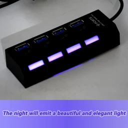 4 Port USB Hub – High-Speed 2.0 Splitter with Switches | Compshop