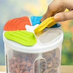 4 Section Storage Container – Airtight Food Plastic | Organivo