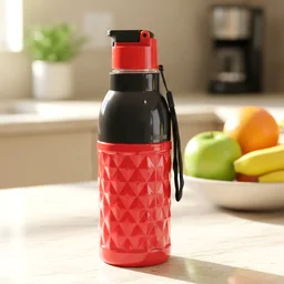 400 ML Sports Water Bottle – Leakproof with Flip Top Lid & Strap