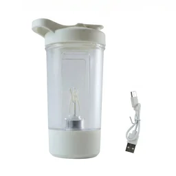 400ml USB Rechargeable Electric Self Stirring Protein Shaker Bottle (1 Pc)