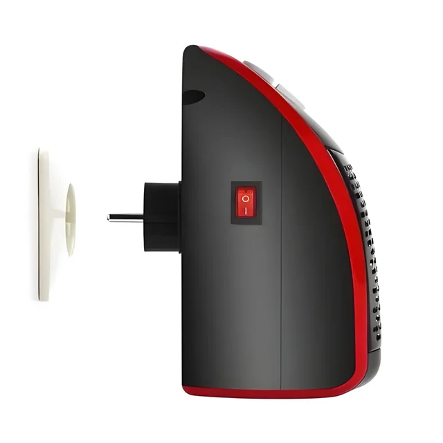 400W Wall Plug Room Heater – Compact Heating with Remote Control