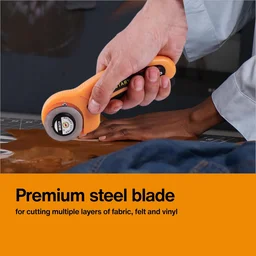 45mm Rotary Cutter – Heavy Duty Fabric & Craft Precision