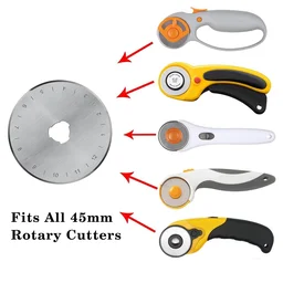 45mm Rotary Cutter – Heavy Duty Fabric & Craft Precision