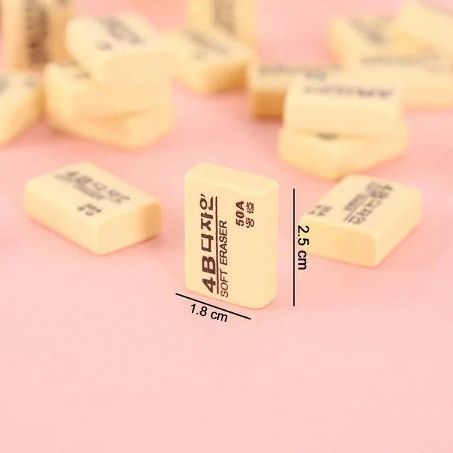 4B Erasers – Smudge-Free 30-Pack for Students | TinyTrendy