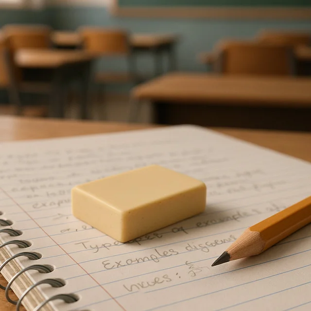 4B Soft Eraser – Dust-Free, Smudge-Less for Artists & Students