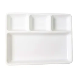 4-Compartment Serving Tray – Portion Control & Mess-Free Meals
