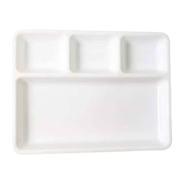 4-Compartment Serving Tray – Portion Control & Mess-Free Meals