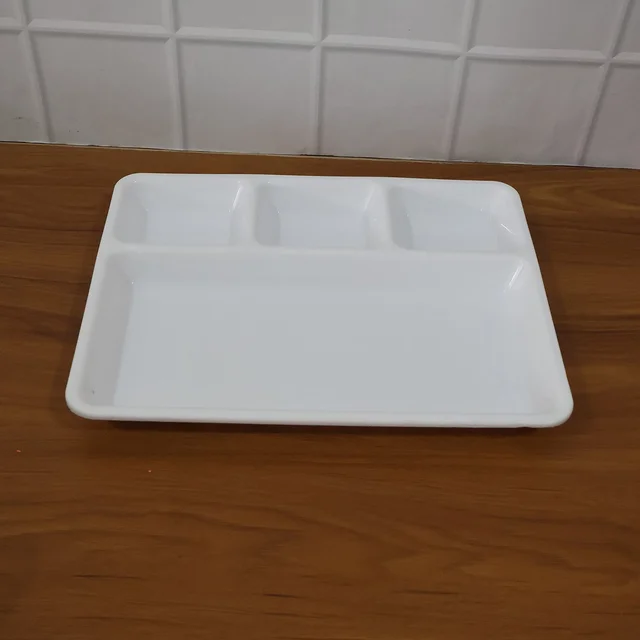 4-Compartment Serving Tray – Portion Control & Mess-Free Meals