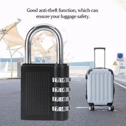 4-Digit Combination Padlock – Secure Portable Lock | Indo Glow