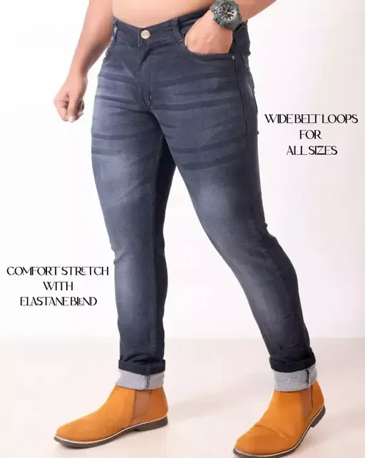 Men Denim Jeans Mo - 36