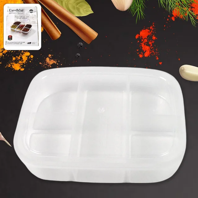 5 Compartment Lunch Box – Reusable Food Prep Container | Lunchie Bunchie