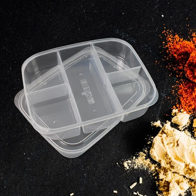 5 Compartment Lunch Box – Reusable Food Prep Container | Lunchie Bunchie