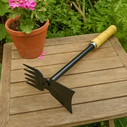5 in 1 Gardening Hand Tool Set – Durable Wooden Handles