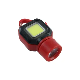 5 Mode Mini COB LED Keychain Flashlight with Carabiner Clip (1 Pc)