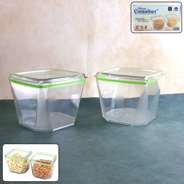500ml Leak-Proof Food Storage Container Set, Durable & Airtight