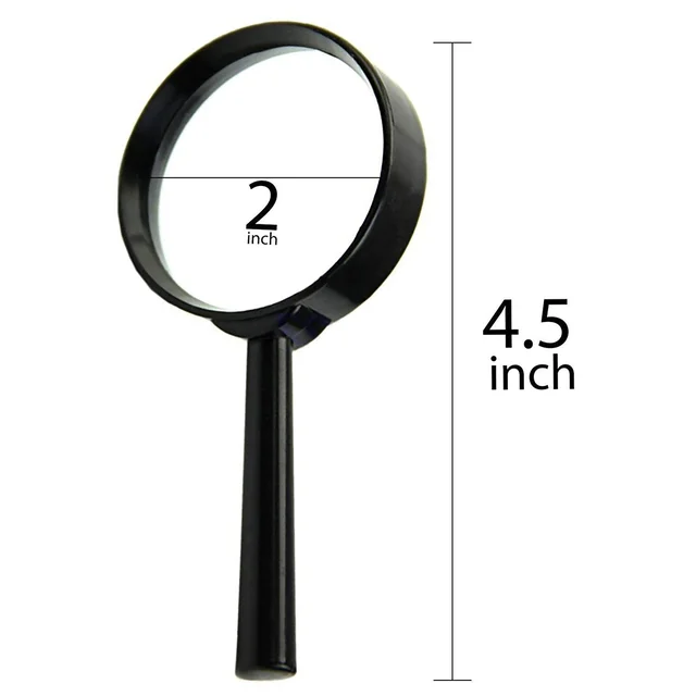 50mm Magnifying Glass for Reading – Clear Vision & Durable | Worko