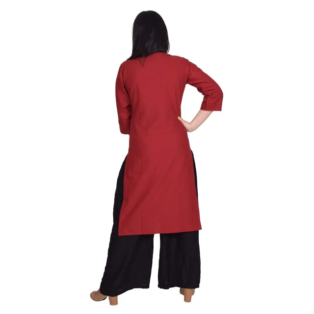 Mikayla Women's Cotton Regular Kurta AN - XXL