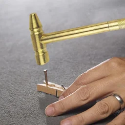 5-in-1 Small Hammer with Interchangeable Screwdriver Tips – Versatile Repair Tool
