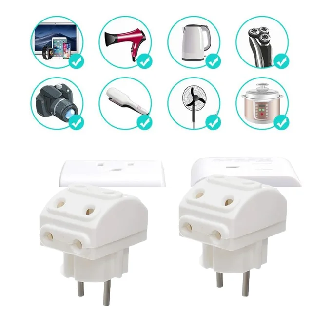 5-Way Multi-Plug Socket – 2-Pin Compact Power | Tetherix