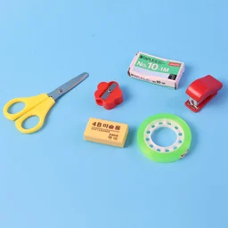 6 in 1 Mini Stationery Kit – Compact Essential Student Set