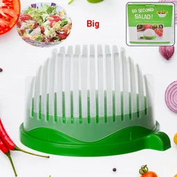 60 Seconds Salad Cutter Bowl – Quick Vegetable & Fruit Slicer | Quickslice
