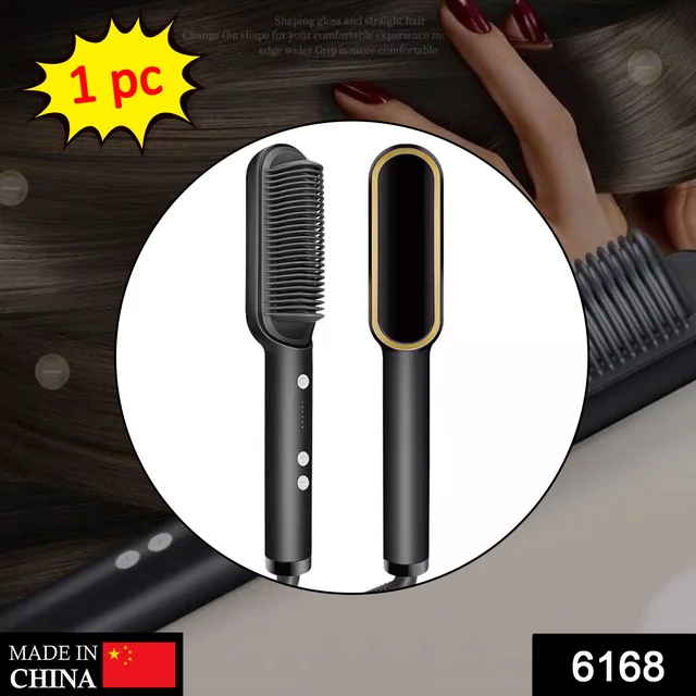 ediscountshops.com 6168 Hqt-909B Hair Straightener Used While Massaging Hair Scalps And Head.
