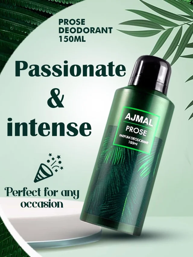 Ajmal Prose Deodorant Fougere Perfume 150ML Long Lasting Scent Spray Casual Wear Gift For Men Online Exclusive An