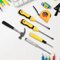6-in-1 Hand Tool Kit – Durable Screwdrivers with Compact Case